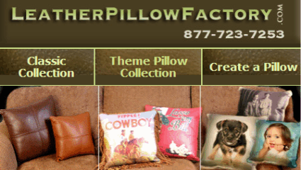 eshop at  Leather Pillow Factory's web store for American Made products